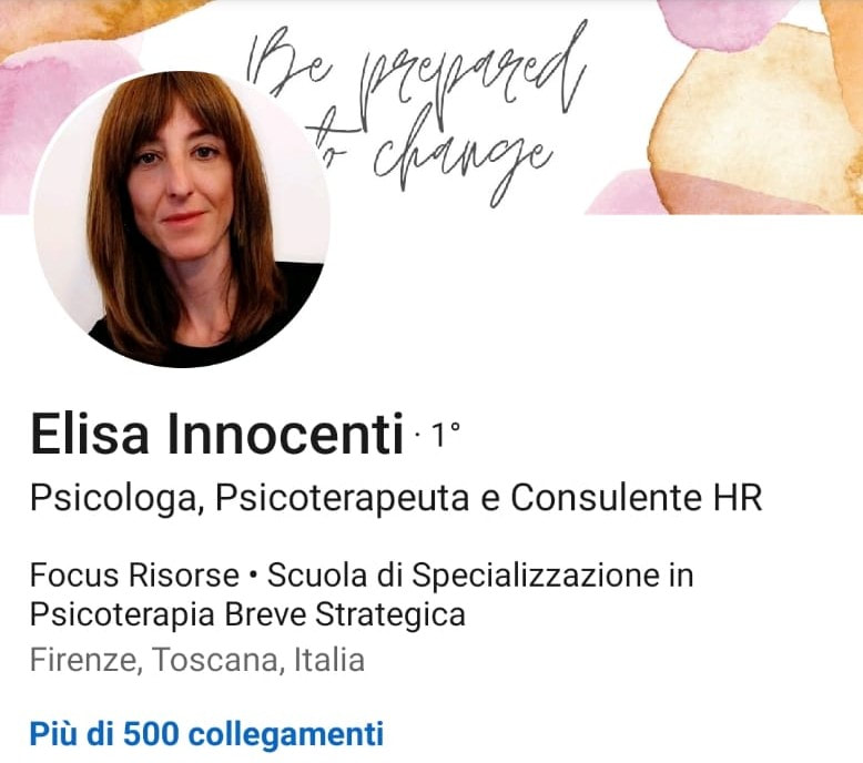 Visita il profilo LinkedIn di Elisa Innocenti